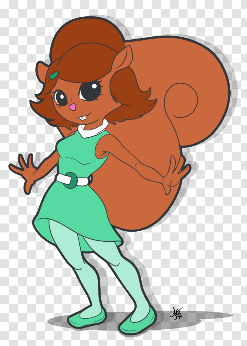 Squirrel Television Hanna-Barbera Clip Art - Hannabarbera Transparent PNG