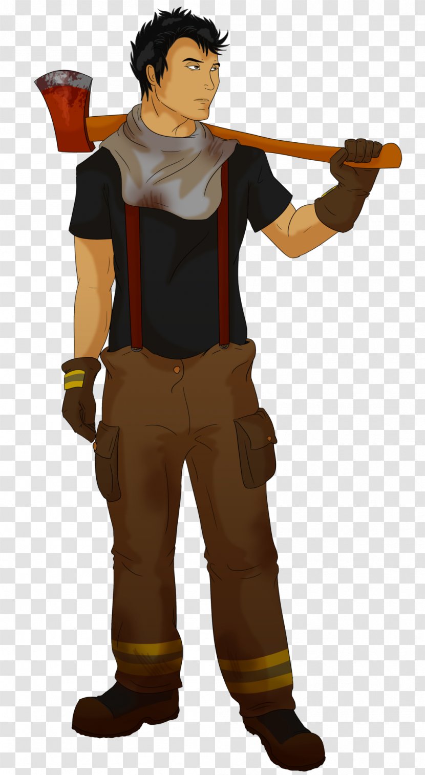 Drawing DeviantArt Character - Photographer - Firefighter Transparent PNG