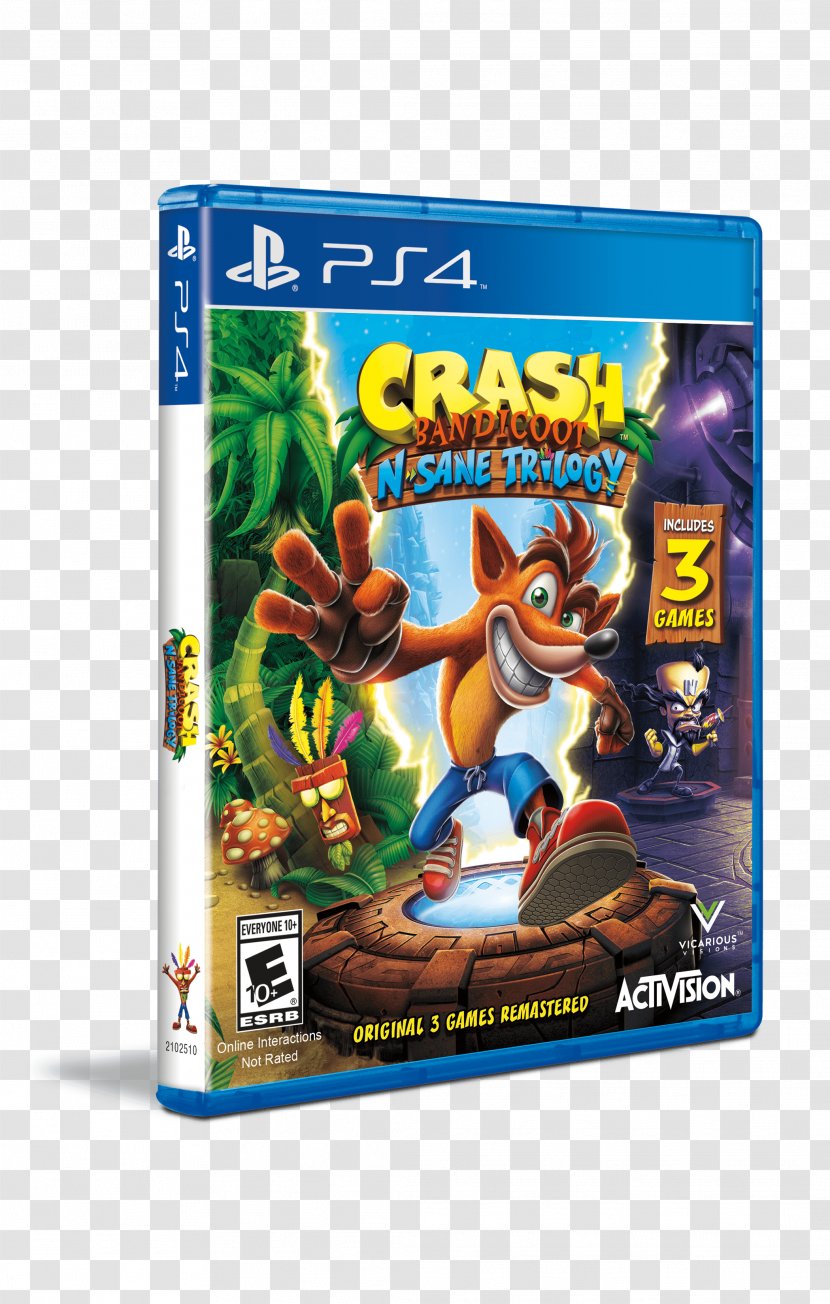 Crash Bandicoot N. Sane Trilogy Bandicoot: Warped PlayStation 4 2: Cortex Strikes Back - Video Game Transparent PNG
