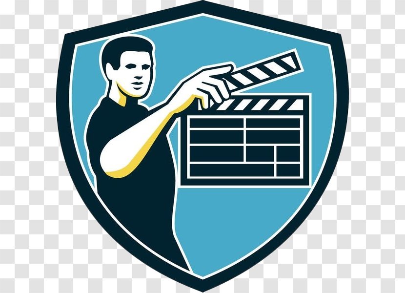 Clapperboard Movie Camera Film Operator - Ball - With The Log Card Retro Shield Staff Transparent PNG