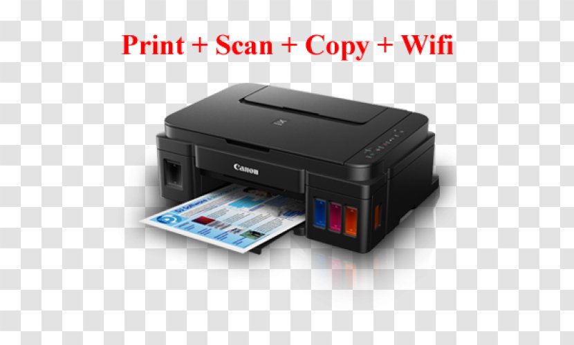 Inkjet Printing Canon PIXMA G3400 A4 Wi-fi Printer Laser - List All Samsung Laptop Computers Transparent PNG