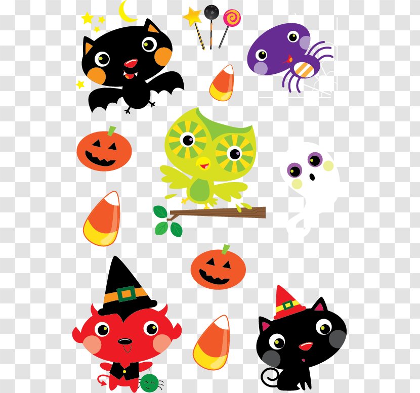 Halloween Clip Art - Candy - Design Elements Transparent PNG