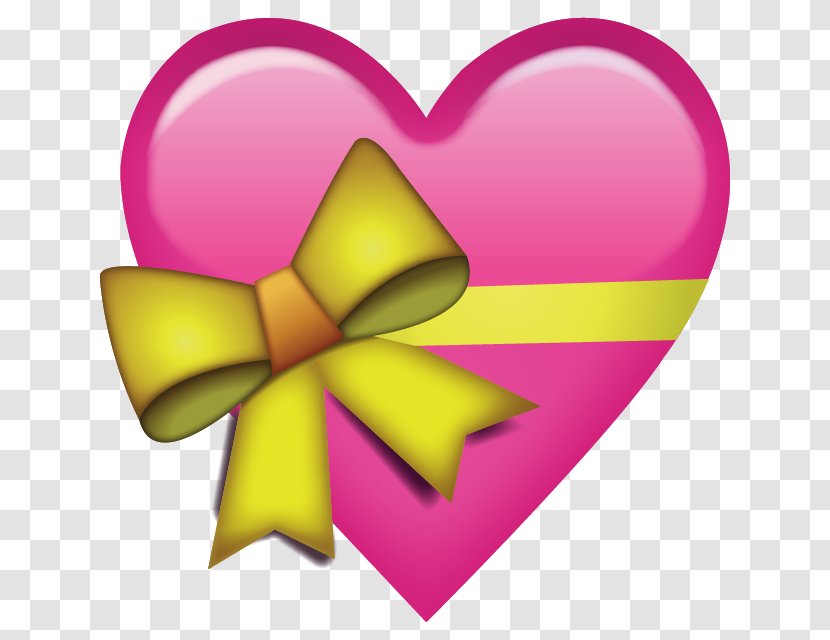 Emoji Heart Love Clip Art - Coloured Ribbon Transparent PNG