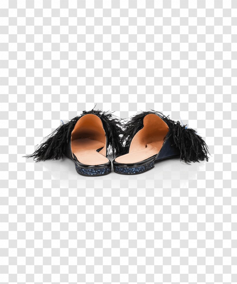 Chatelles Paris Store Common Ostrich Shoe Plumes D'autruche Slipper - Silhouette Transparent PNG