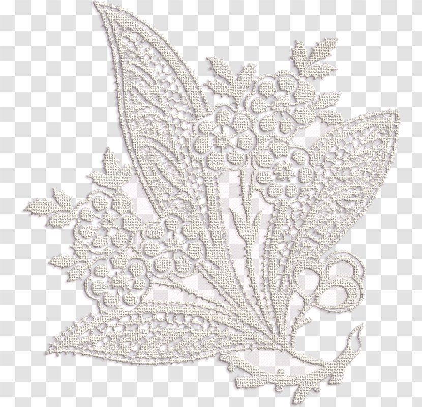 Lace Satin Stitch Embroidery Handicraft - White Transparent PNG