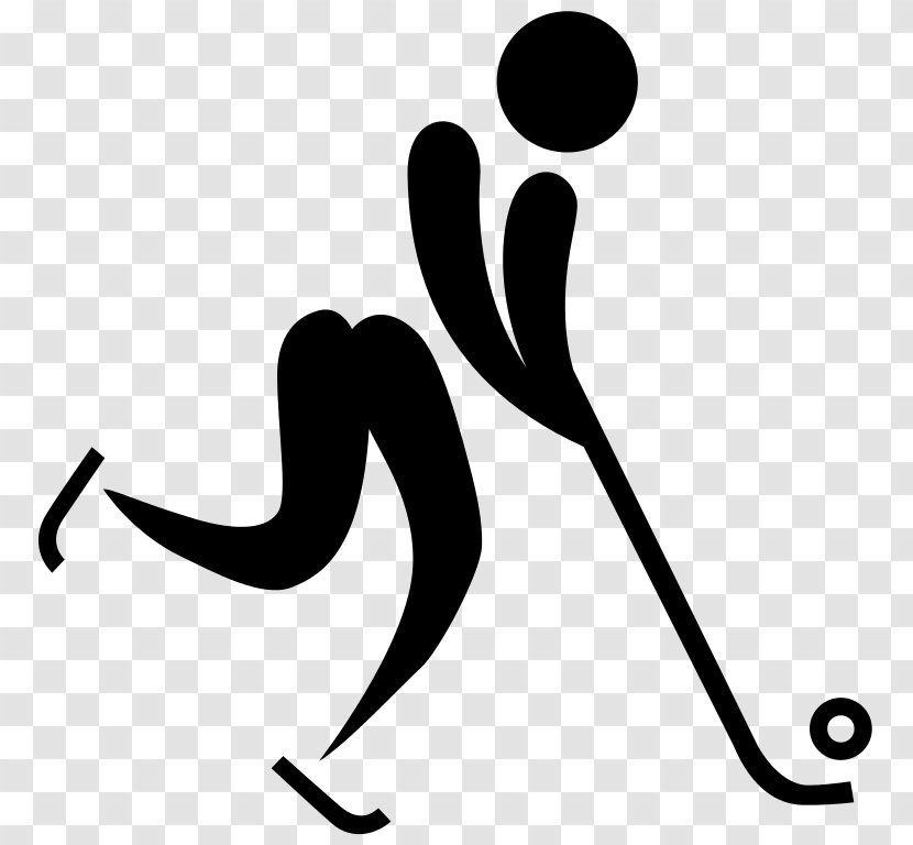 Ice Hockey At The Olympic Games 2018 Winter Olympics Sticks - Sport - Pictogram Transparent PNG