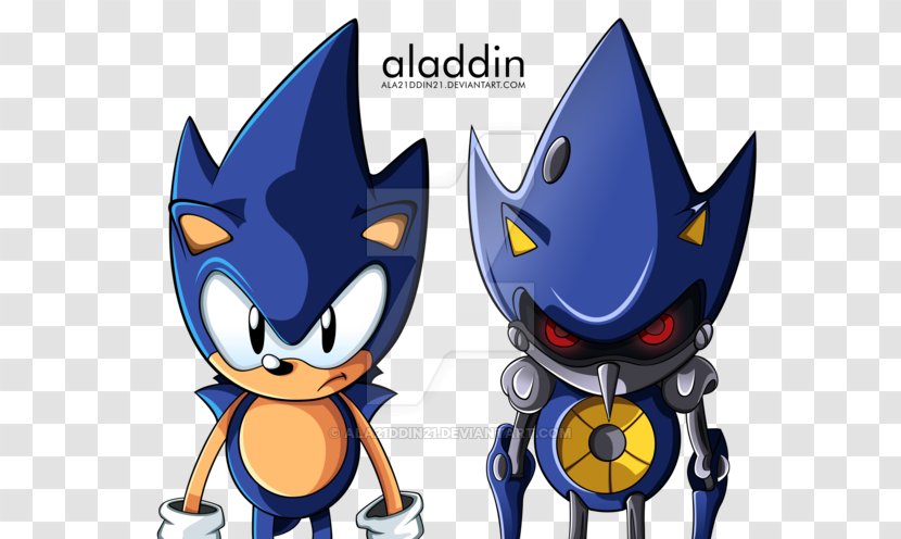 Metal Sonic The Hedgehog 2 And Secret Rings Character - Vector Transparent PNG