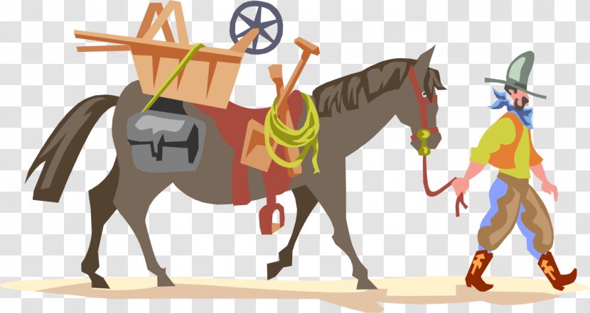 Tennessee Walking Horse Donkey Illustration - Equestrianism - 19th Century Genre Painting People In America Transparent PNG