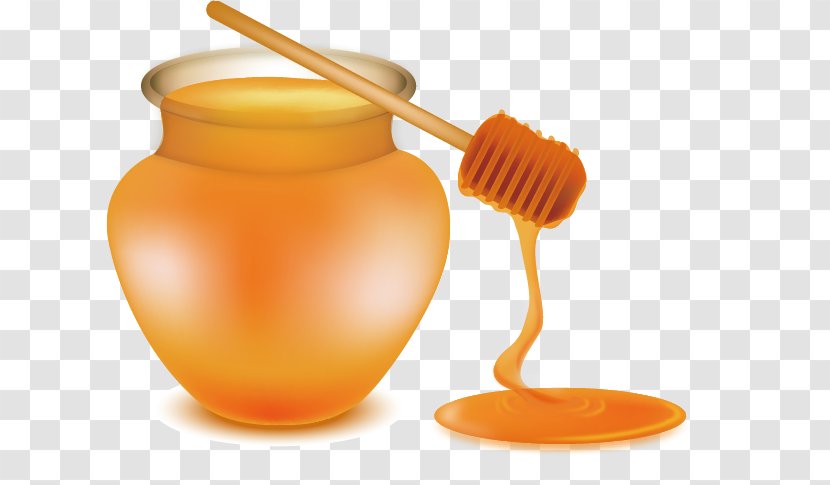Ice Cream Pancake Bee Honey Syrup - Creative Transparent PNG