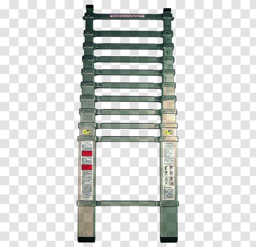 Ladder EN 131 Telescope Teleskop-Leiter Ziehfix - Wendt Gmbh Transparent PNG