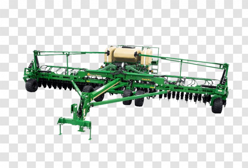 Planter Seed Drill Sowing Machine Three-point Hitch - Vehicle - Tractor Transparent PNG