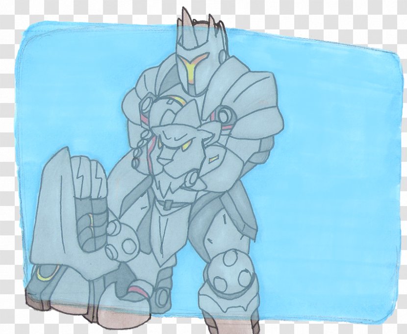 Fan Art Drawing Sketch - Frame - Reinhardt Transparent PNG