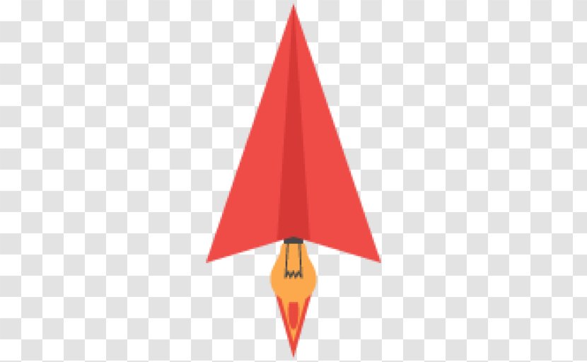 Art Line Triangle - Red Transparent PNG