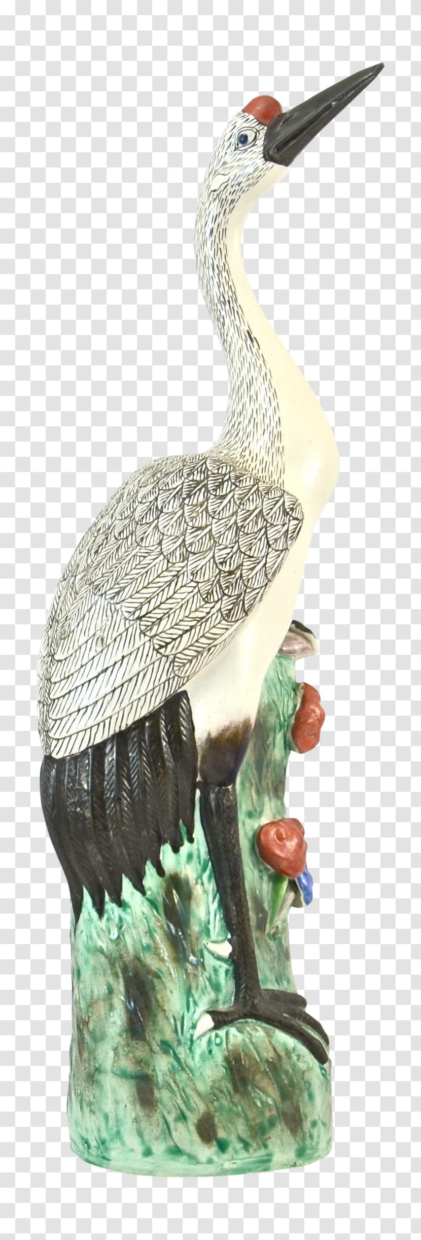 Statue Crane In Chinese Mythology Sculpture Figurine - Seabird Transparent PNG