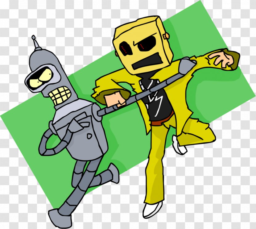 Character Clip Art - Yellow - Bender Futurama Transparent PNG