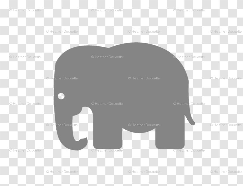 Indian Elephant African Post Cards Zazzle - Text Transparent PNG