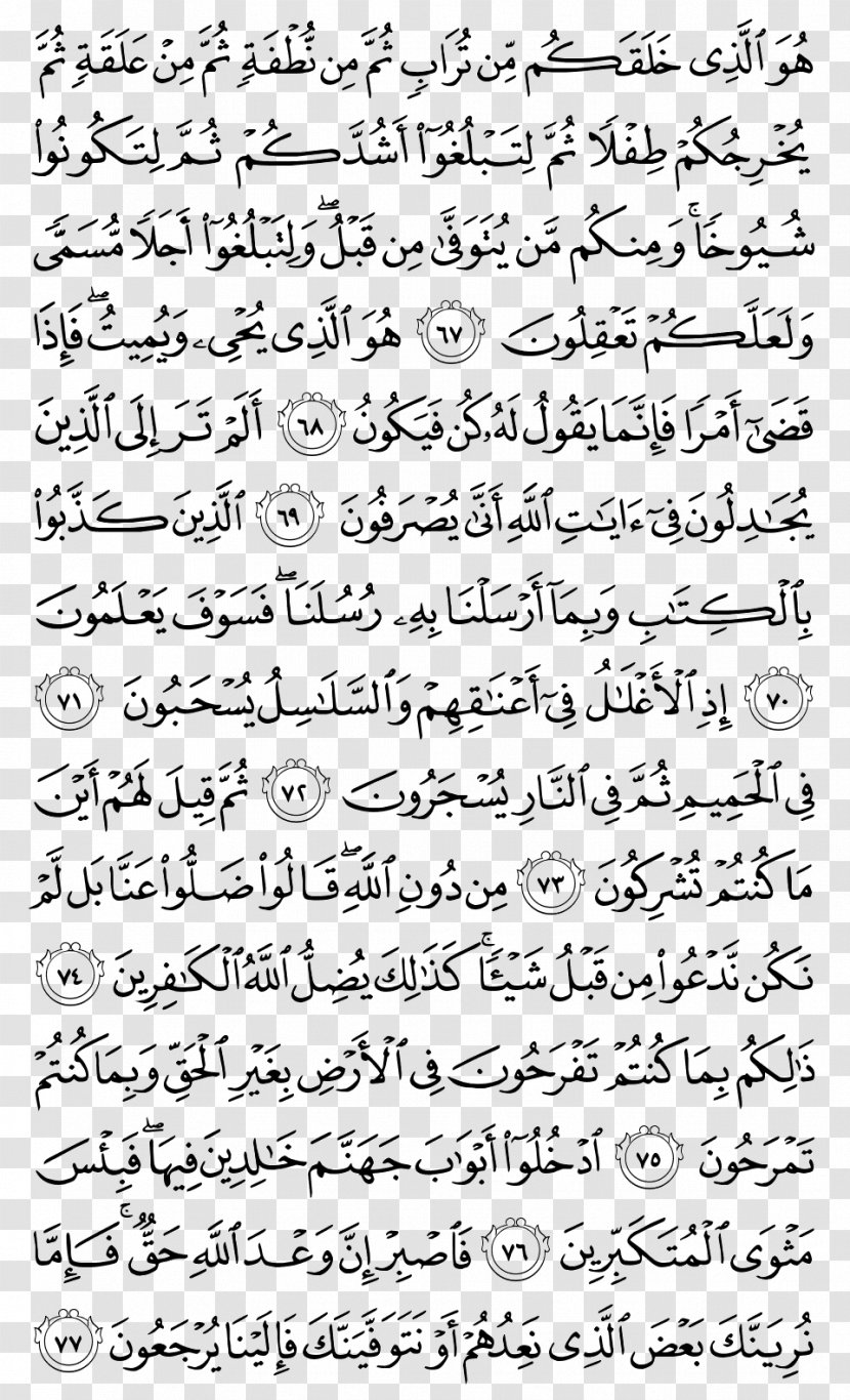 Quran Ghafir Surah Tajwid Al-Baqara - Paper - Islam Transparent PNG