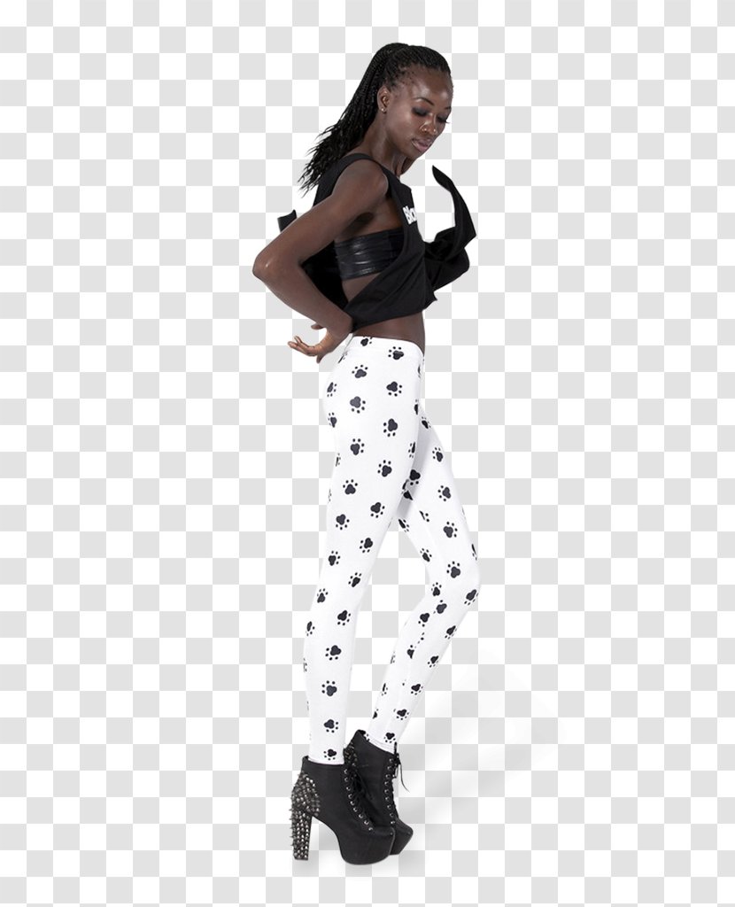 Leggings Polka Dot Waist Costume Shoe - Fashion Model - Milk Watercolor Transparent PNG