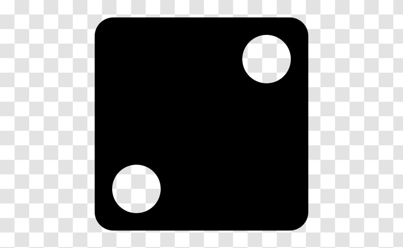 Line Font - Black M - Dice Game Transparent PNG