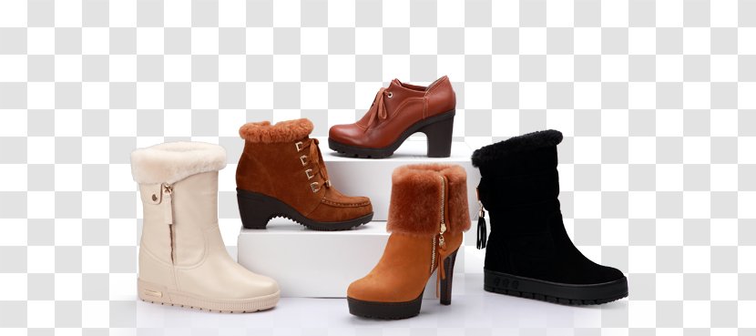 Shoe Designer Snow Boot - Autumn And Winter Shoes Transparent PNG