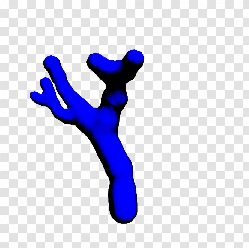 Finger Hand Thumb Cobalt Blue - Area - 7 Transparent PNG