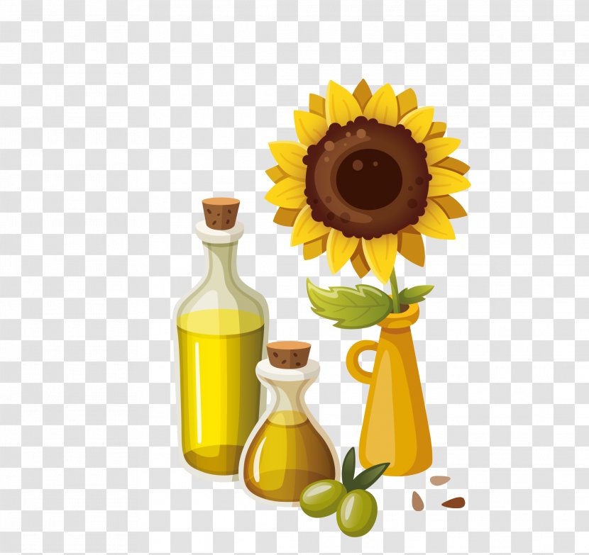 Illustration - Sunflower Transparent PNG