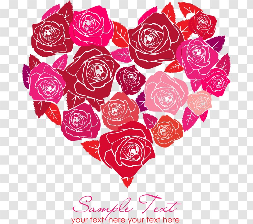 Heart International Women's Day Valentine's Rose Transparent PNG