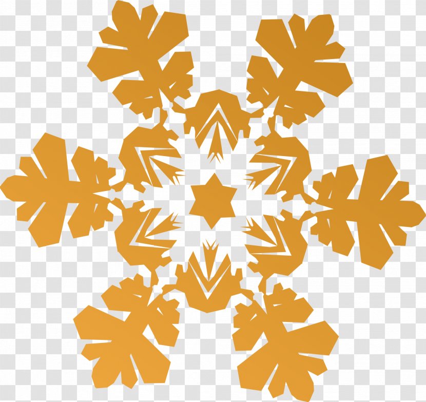 Coffee Snowflake Clip Art - Tree - Simple Snow Transparent PNG
