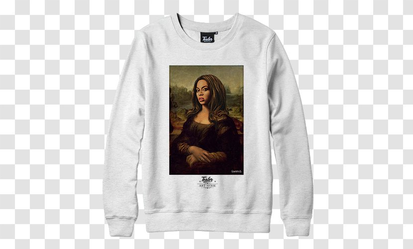 Sweater Hoodie T-shirt Bluza Mona Lisa - Clothing Transparent PNG