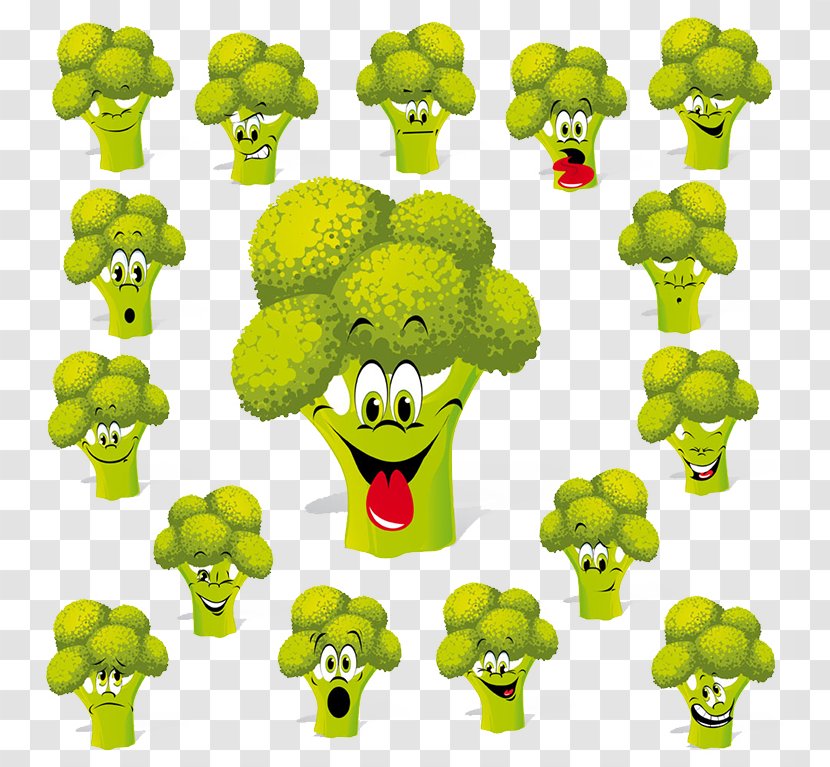Cartoon Broccoli Royalty-free Clip Art - Stock Photography - Smile Transparent PNG