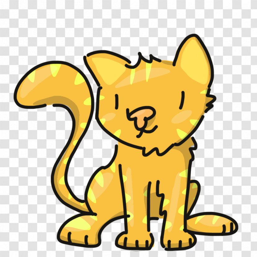 Whiskers Cat Clip Art Yellow Snout - Artwork Transparent PNG