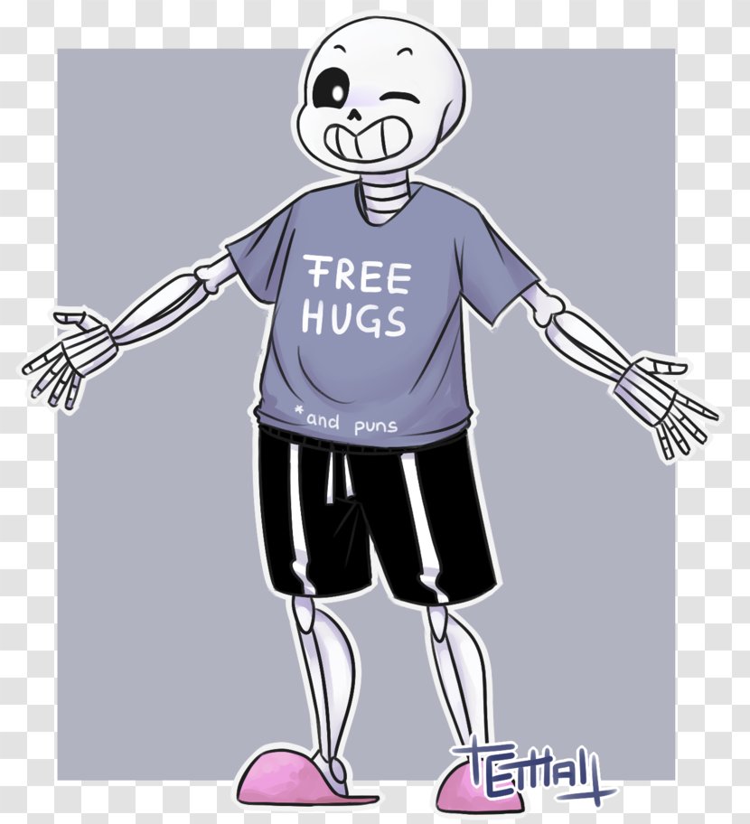 Undertale Free Hugs Campaign Sans. Drawing - Art Transparent PNG