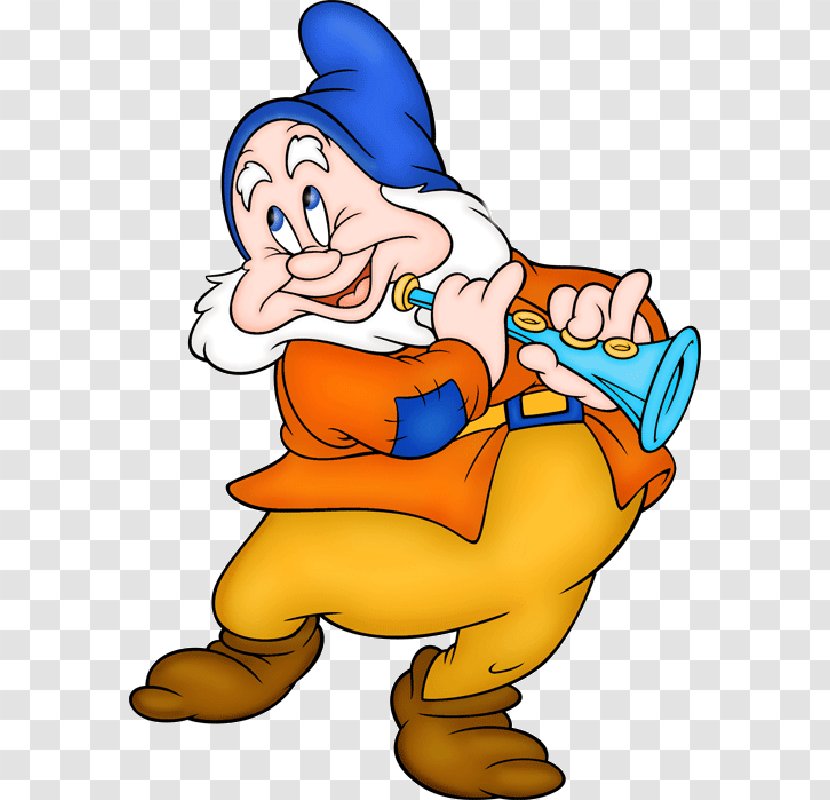 Snow White Happy Seven Dwarfs Grumpy Doc - Hand Transparent PNG