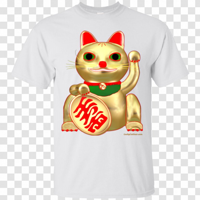 T-shirt Cat Maneki-neko Hoodie Mug - Manekineko Transparent PNG
