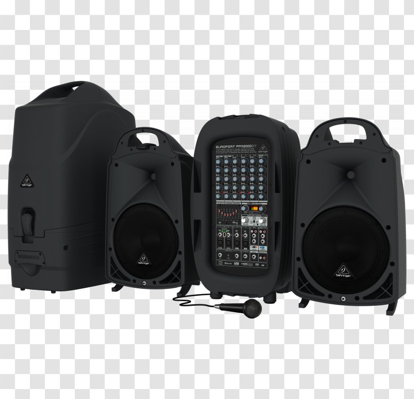 Microphone Public Address Systems Behringer Europort Loudspeaker - Sound Box - Year End Clearance Sales Transparent PNG