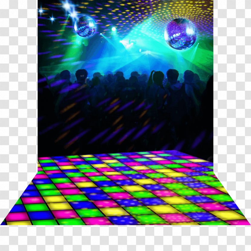 Illuminated Dance Floor Party - Disco Transparent PNG