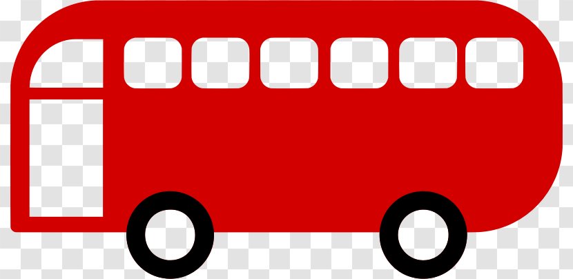 School Bus Clip Art Double-decker Transit - Cartoon Transparent PNG