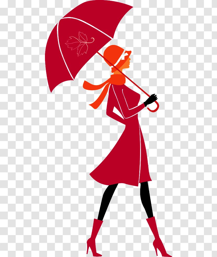 Stock Photography Umbrella Woman - Flower Transparent PNG