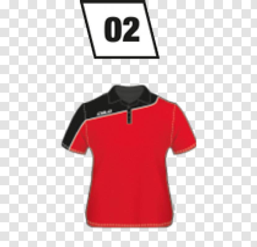 T-shirt Polo Shirt Tennis Collar Sleeve - Red Transparent PNG