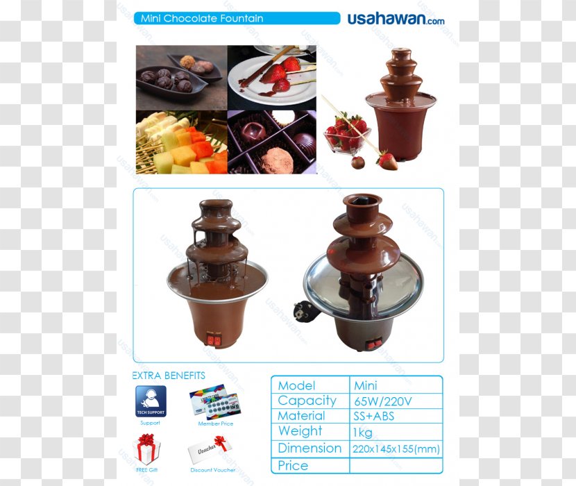 Fondue Chocolate Fountain Transparent PNG