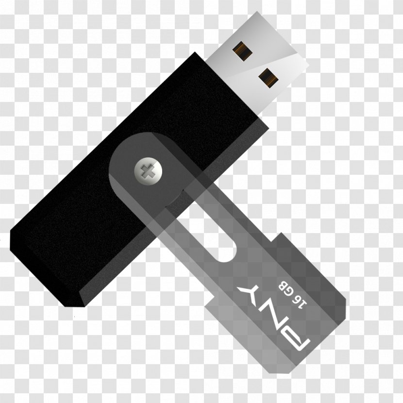 USB Flash Drives Computer Data Storage Memory - Component Transparent PNG