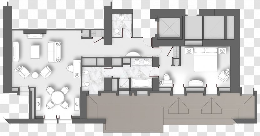 Architecture Floor Plan Furniture - Design Transparent PNG