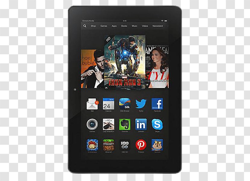 Amazon Kindle Fire HDX 8.9 Amazon.com HD 7 - Computer Accessory Transparent PNG