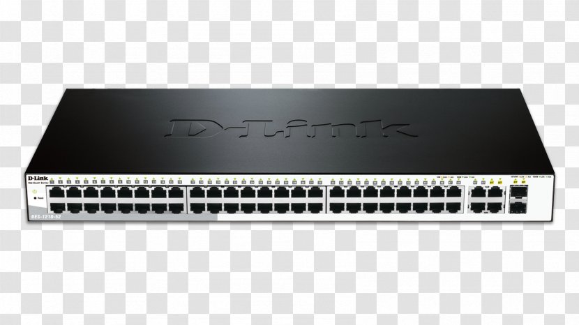 Gigabit Ethernet Network Switch Fast 1000BASE-T D-Link DES 1210 - Small Formfactor Pluggable Transceiver - Port Security Transparent PNG