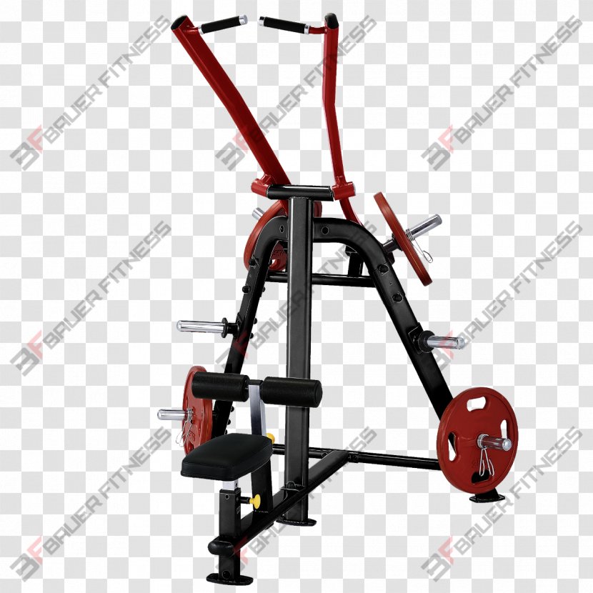 Pulldown Exercise Elliptical Trainers Machine Latissimus Dorsi Muscle - Bodybuilding Transparent PNG