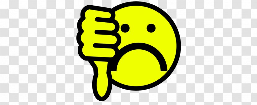 Thumb Signal Smiley Emoticon Clip Art - Frowning Face Transparent PNG