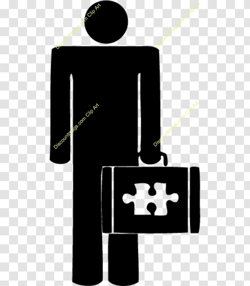 Stick Figure Briefcase Drawing - Suitcase - Personalized Coupon Transparent PNG