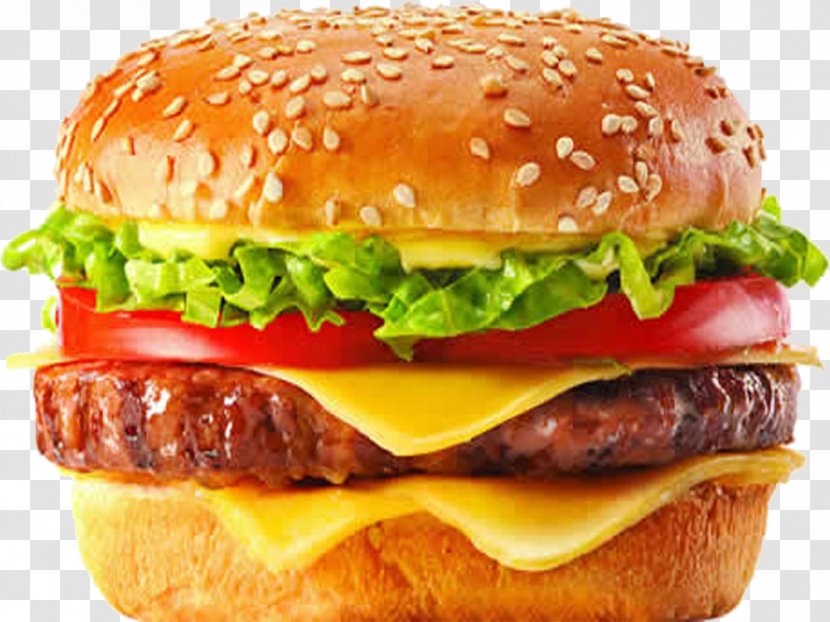 Cheeseburger Hamburger Chicken Sandwich Fast Food Samosa - Beef Burger Transparent PNG