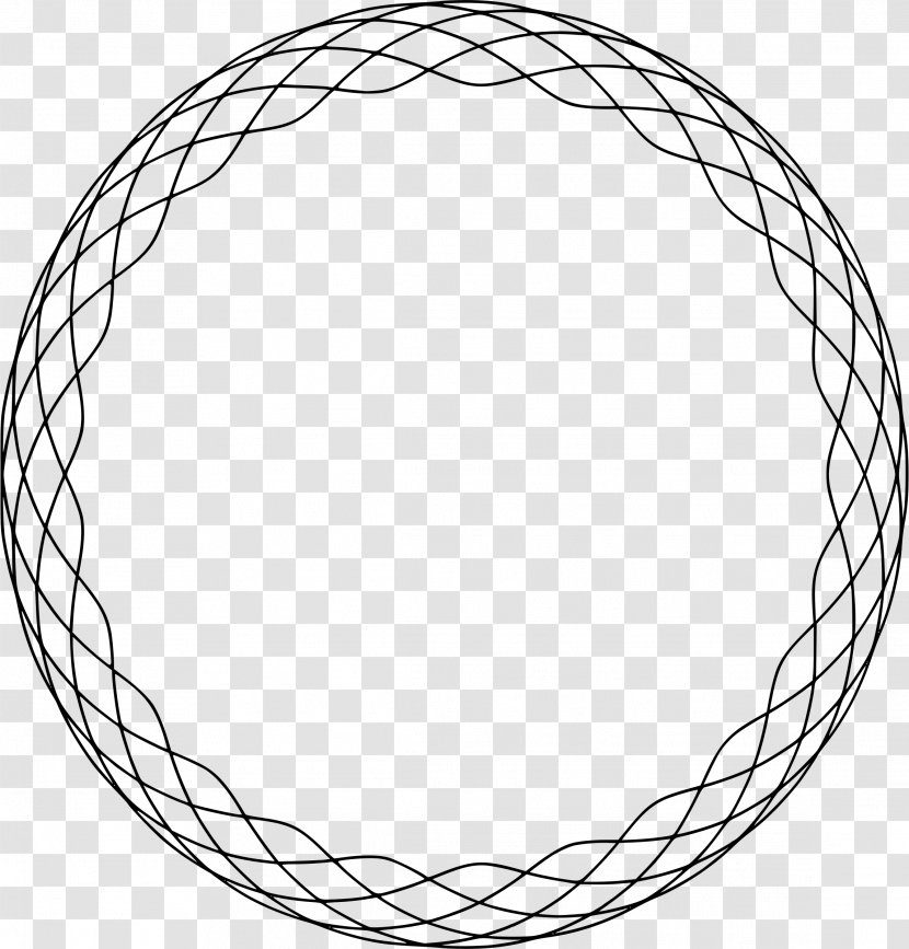 Spirograph Circle Clip Art - Centre - Roulette Transparent PNG
