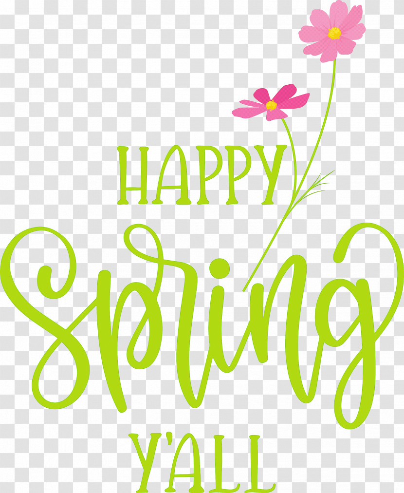 Happy Spring Spring Transparent PNG